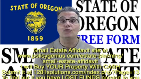 SMALL ESTATE AFFIDAVIT wants to BUY YOUR Property
