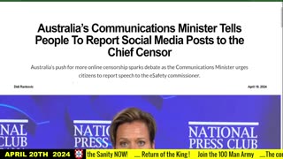 Report Posts to Chief Censor in Australia, Tik Tok , More Warrantless surveillance , CDC Sued