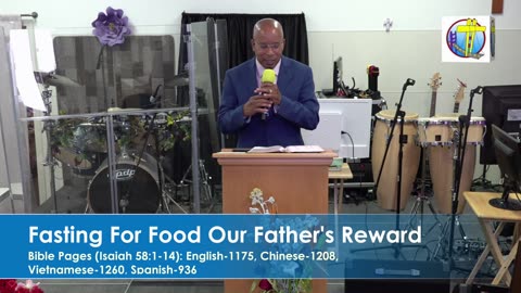 Pastor Richard A. Roberts - Fasting For Our Father's Reward