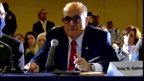 Daryl Metcalfe Asks Rudy Giuliani About Voter Fraud Evidence During Election Hearing in Gettysburg