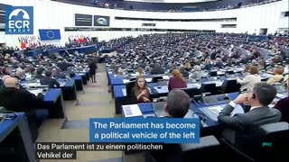 PROF: RYSZARD LEGUTKO: "Two minutes of truth, of bitter truth" in the European Parliament engUTdeu