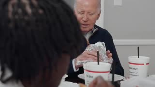 Biden Buys Fried Chicken for Black Kids