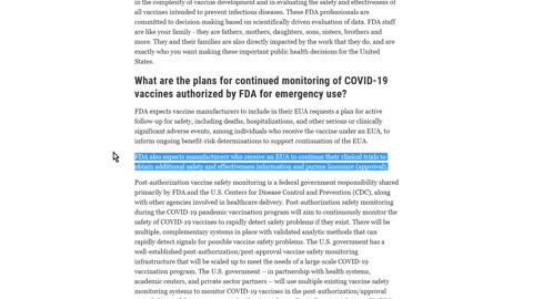 Media and Big Tech Lie! Vaccine NOT Approved by FDA. Still a Clinical Trial!