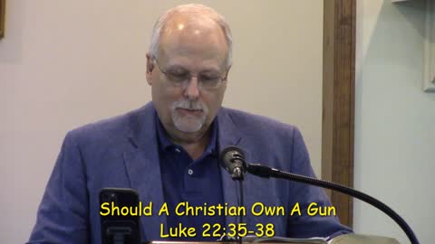 Should A Christian Own A Gun?