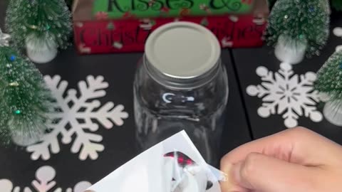 UV DTF Christmas Printing on Glass Jars | Festive DIY Magic!