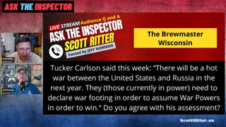 Scott Ritter rejects Tucker Carlson's prediction of "hot war" between U.S. and Russia