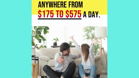 Make $175-$575 Per Day While Doing A Job You love