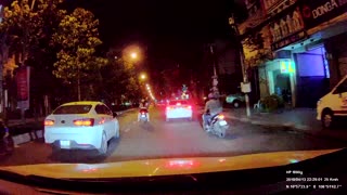 Car Versus Motorbike Road Rage