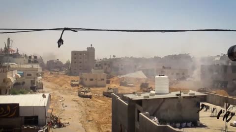 Enemy soldiers and vehicles in the areas of the northern Gaza Strip