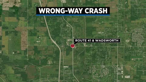 Wrong-way crash in Wadsworth leaves one man dead