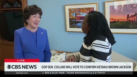 GOP Senator Susan Collins will vote to confirm Ketanji Brown Jackson to Supreme