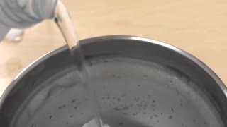 Water Freezing As It’s Being Poured