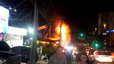 Incendio se registró este sábado en Cañaveral