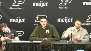 Purdue MBB Players Post-Game Press Conference After 79-59 Win vs. Indiana