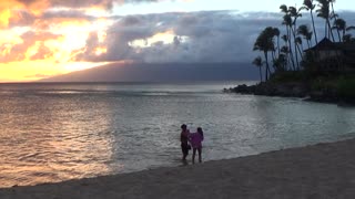 Lahaina, HI — Napili Bay - Sunset