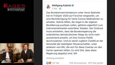 Tageskorrektur vom 08.02.2021