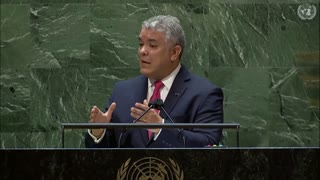 Esto dijo el presidente Iván Duque ante la ONU