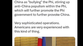 Duterte on US - China - Philippines sea row.
