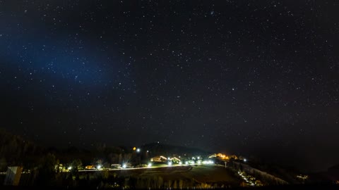 Time lapse video of night-time