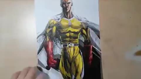 How To Draw Saitama | One Punch Man - Easy Step By Step Tutorial