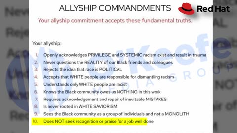 BREAKING: OMG obtained an internal document from IBM ‘s RedHat Racist Policies & Practices!