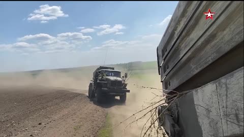 Ukraine War - Joint work of UAV "Orlan-10" and MLRS "Tornado-G"