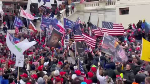 Joyful, peaceful gathering at the US Capitol Jan 6