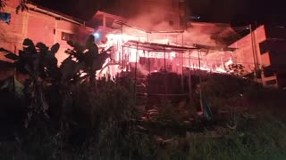 Tragedia en asomiflor, seis casas incendiadas