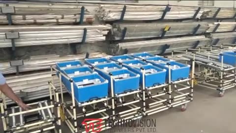 Pipe & Joint System | FIFO Rack | Trolley | Assembly Table