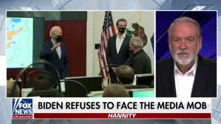 Mike Huckabee contrasts Biden with Trump in regards to how they respond to the media