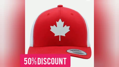 The Pride Canada Hat Premium 3D Patch Trucker Hat, Snapback Cap Handmade in USA with Imported Goods