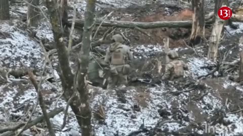 Russian soldier, who begged the drone not to shoot him, then surrendered to the Ukrainian drone