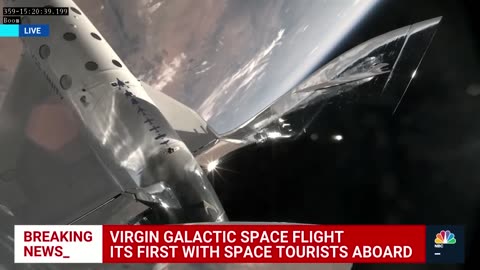 First virgin galactic civilian space flight reaches space