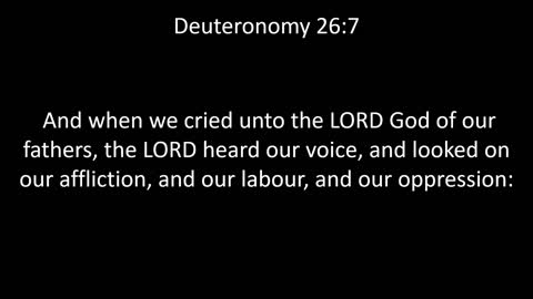 KJV Bible Deuteronomy Chapter 26