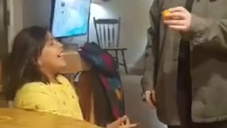 Prank on a kid using Nutella part 2