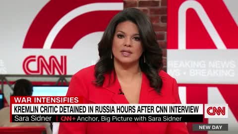 Putin critic detained hours after CNN+ interview