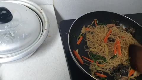 Korean food 'japchae'