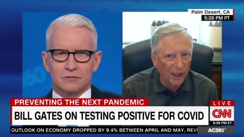 Anderson Cooper & Bill Gates Moan About Catching "COVID" AFTER Their Shots & Boosters