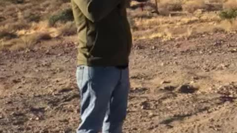Shooting an Anderson AR-15 in the Arizona Desert