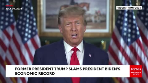 BREAKING NEWS- Trump Goes Off On 'Nightmare Of Bidenomics' And Pledges To Increase Citizen Wealth