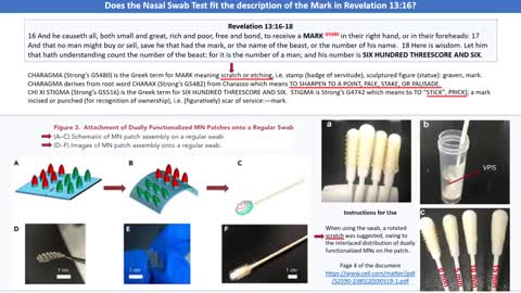 THE PCR NASAL SWAB COULD BE THE MARK OF THE BEAST. DON'T DO IT.