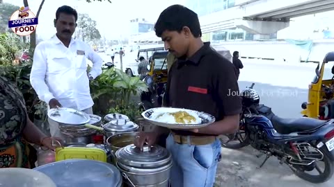 Cheapest RoadSide Unlimited Meals | Indian Street Food | #Meals #Vegmeals #NonVeg Meals