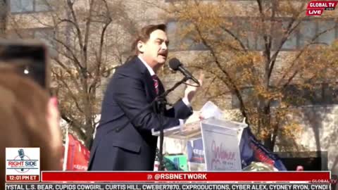 Mike Lindell Million MAGA March For Trump Stop the Steal Washington, DC 11/14/2020