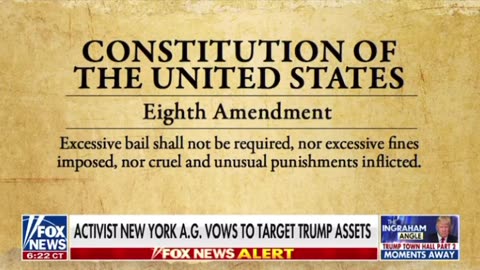 President Trump is being treated with Cruel and Unusual Punishment