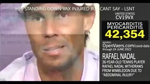 BREAKING! VAXXED DAMAGED Rafael Nadal withdraws from WIMBLEDON SEMI FINAL