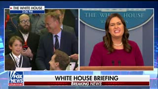 Sarah Sanders is left emotional after teen reporter's question about school shootings