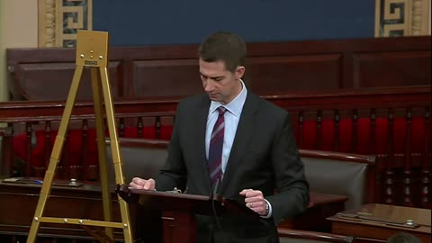 Tom Cotton Reads Schumer Speech Verbatim Against Nuking Filibuster