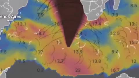 Strange wave patterns in Antarctica
