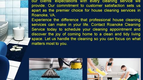 Discover the Ultimate Clean: House Cleaning Services in Roanoke, VA