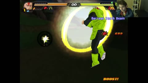 Dragon Ball Z Budokai Tenkaichi 3 Battle #5 With Live Commentary - Android 16 VS Perfect Cell